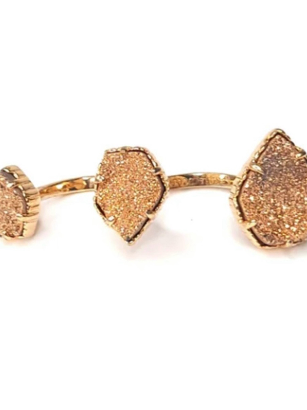 Kendra Scott Triple Stone Open Ring